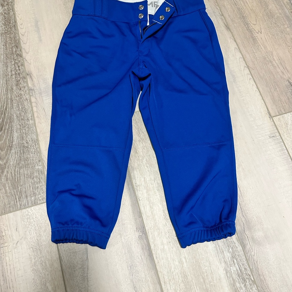 Girls Royal Blue Softball Pants